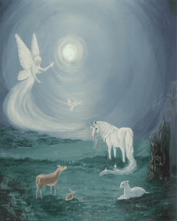 Unicorn with Animals, Aleisha